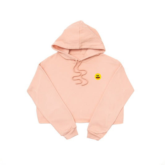 Women's Cropped Hoodie Peach