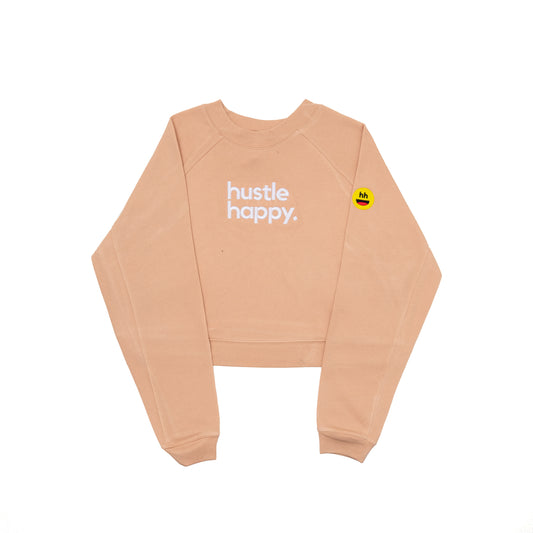 Women's HH Cropped Crewneck Sweatshirt Sand