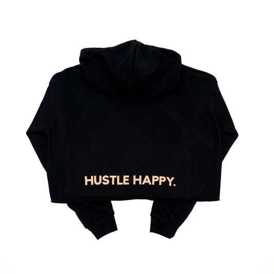 Women's Cropped Hoodie Black